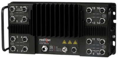 Red Lion Industrial Ethernet Switch, NT24k-16M12